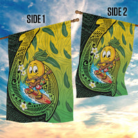 Hawaii Surfing Mango Garden Flag Manako Polynesian Fish Hook