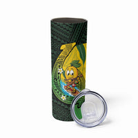Hawaii Surfing Mango Skinny Tumbler Manako Polynesian Fish Hook