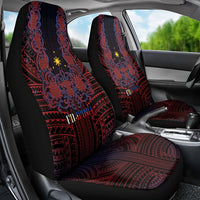 Filipino Barong Tagalog Inspired Car Seat Cover Mabuhay Philippines Festival Polynesian Pattern LT14 - Polynesian Pride
