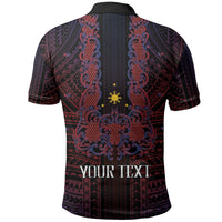 Filipino Barong Tagalog Inspired Personalised Polo Shirt Mabuhay Philippines Festival Polynesian Pattern LT14 - Polynesian Pride