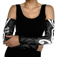 Lil Pakeha Lil Maori New Zealand Arm Sleeves Kiwi Proud Mangopare Pattern LT14 - Polynesian Pride
