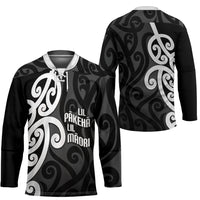 Lil Pakeha Lil Maori New Zealand Hockey Jersey Kiwi Proud Mangopare Pattern LT14 - Polynesian Pride