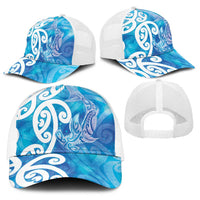 Hammerhead Shark Tattoo New Zealand Baseball Net Cap Maori Galaxy Mangopare Pattern LT14 - Polynesian Pride