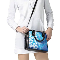 Hammerhead Shark Tattoo New Zealand Shoulder Handbag Maori Galaxy Mangopare Pattern LT14 - Polynesian Pride
