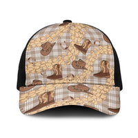 Khaki Palaka Hawaii Cowboy Baseball Net Cap Puakenikeni Lei Paniolo Papale Seamless Vibes LT14 One Size Black Khaki - Polynesian Pride