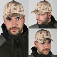Khaki Palaka Hawaii Cowboy Classic Cap Puakenikeni Lei Paniolo Papale Seamless Vibes LT14 - Polynesian Pride