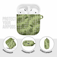 Lime Palaka Hawaii Cowboy AirPods Case Puakenikeni Lei Paniolo Papale Seamless Vibes - Polynesian Pride