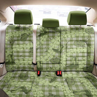 Lime Palaka Hawaii Cowboy Back Car Seat Cover Puakenikeni Lei Paniolo Papale Seamless Vibes - Polynesian Pride