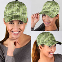 Lime Palaka Hawaii Cowboy Classic Cap Puakenikeni Lei Paniolo Papale Seamless Vibes LT14 - Polynesian Pride