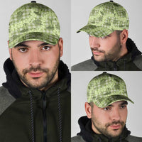 Lime Palaka Hawaii Cowboy Classic Cap Puakenikeni Lei Paniolo Papale Seamless Vibes LT14 - Polynesian Pride