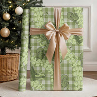 Lime Palaka Hawaii Cowboy Wrapping Paper Puakenikeni Lei Paniolo Papale Seamless Vibes LT14 - Polynesian Pride