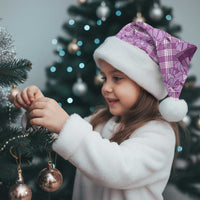 Purple Palaka Hawaii Cowboy Christmas Santa Hat Puakenikeni Lei Paniolo Papale Seamless Vibes - Polynesian Pride