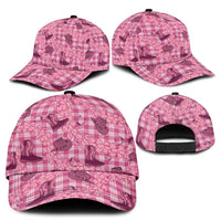 Pink Palaka Hawaii Cowboy Classic Cap Puakenikeni Lei Paniolo Papale Seamless Vibes - Polynesian Pride