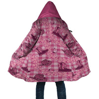 Pink Palaka Hawaii Cowboy Cloak Puakenikeni Lei Paniolo Papale Seamless Vibes LT14 Unisex Pink - Polynesian Pride