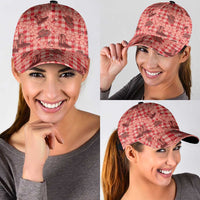 Red Palaka Hawaii Cowboy Classic Cap Puakenikeni Lei Paniolo Papale Seamless Vibes LT14 - Polynesian Pride
