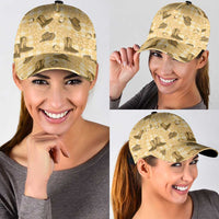 Yellow Palaka Hawaii Cowboy Classic Cap Puakenikeni Lei Paniolo Papale Seamless Vibes - Polynesian Pride