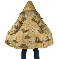 Yellow Palaka Hawaii Cowboy Cloak Puakenikeni Lei Paniolo Papale Seamless Vibes - Polynesian Pride