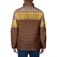 Aloha Hawaii Cowboy Custome Padded Jacket Puakenikeni Lei Palaka Tassel Style LT14 - Polynesian Pride
