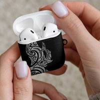 New Zealand Hammerhead Shark AirPods Case Maori Haehae Mangopare Black LT14 - Polynesian Pride