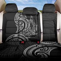 New Zealand Hammerhead Shark Back Car Seat Cover Maori Haehae Mangopare Black - Polynesian Pride