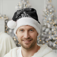 New Zealand Hammerhead Shark Christmas Santa Hat Maori Haehae Mangopare Black - Polynesian Pride