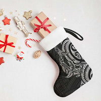 New Zealand Hammerhead Shark Christmas Stocking Maori Haehae Mangopare Black - Polynesian Pride