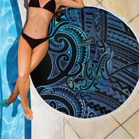 New Zealand Hammerhead Shark Beach Blanket Maori Haehae Mangopare Galaxy - Polynesian Pride