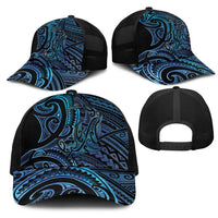 New Zealand Hammerhead Shark Mesh Trucker Cap Maori Haehae Mangopare Galaxy LT14 - Polynesian Pride
