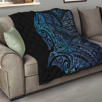 New Zealand Hammerhead Shark Quilt Maori Haehae Mangopare Galaxy - Polynesian Pride