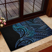 New Zealand Hammerhead Shark Rubber Doormat Maori Haehae Mangopare Galaxy LT14 - Polynesian Pride