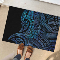 New Zealand Hammerhead Shark Rubber Doormat Maori Haehae Mangopare Galaxy LT14 - Polynesian Pride