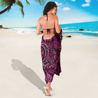 New Zealand Hammerhead Shark Sarong Maori Haehae Mangopare Pink - Polynesian Pride