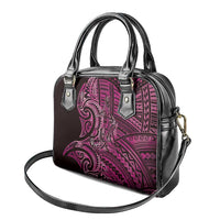 New Zealand Hammerhead Shark Shoulder Handbag Maori Haehae Mangopare Pink - Polynesian Pride