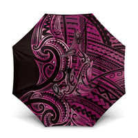 New Zealand Hammerhead Shark Umbrella Maori Haehae Mangopare Pink - Polynesian Pride