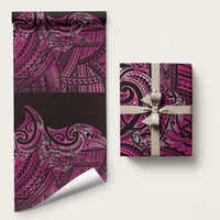 New Zealand Hammerhead Shark Wrapping Paper Maori Haehae Mangopare Pink - Polynesian Pride