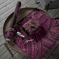 New Zealand Hammerhead Shark Wrapping Paper Maori Haehae Mangopare Pink - Polynesian Pride