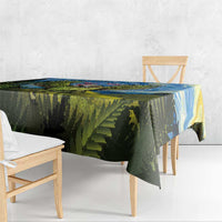 Personalised Jumping Kakapo Christmas Tablecloth New Zealand Fern - Starry Night Style LT14 - Polynesian Pride