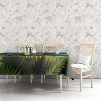 Personalised Jumping Kakapo Christmas Tablecloth New Zealand Fern - Starry Night Style LT14 - Polynesian Pride