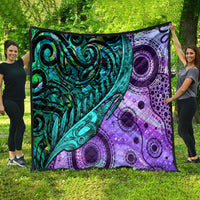 New Zealand Paua Shell With Australia Opal Unique Combine Quilt LT14 - Polynesian Pride