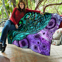 New Zealand Paua Shell With Australia Opal Unique Combine Quilt LT14 - Polynesian Pride