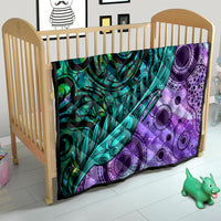 New Zealand Paua Shell With Australia Opal Unique Combine Quilt LT14 - Polynesian Pride