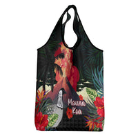 Hawaii Mauna Kea Grocery Bag White Mountain With Nene Tropical Vibes LT14 - Polynesian Pride