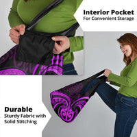 Purple Aotearoa Mangopare Grocery Bag NZ Maori Koru Style LT14 - Polynesian Pride