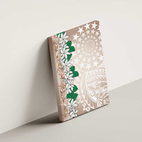 Cook Islands Tiare Maori With Conch Shell Canvas Wall Art 2025 Pasifika Polynesian Tattoo LT14 - Polynesian Pride