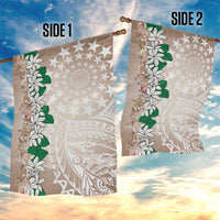 Cook Islands Tiare Maori With Conch Shell Garden Flag 2025 Pasifika Polynesian Tattoo LT14 - Polynesian Pride