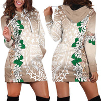 Cook Islands Tiare Maori With Conch Shell Hoodie Dress 2025 Pasifika Polynesian Tattoo LT14 - Polynesian Pride
