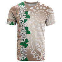 Cook Islands Tiare Maori With Conch Shell T Shirt 2025 Pasifika Polynesian Tattoo LT14 Brown - Polynesian Pride