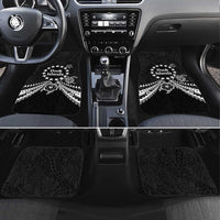Kia Orana Cook Islands Car Mats 2025 Pasifika Polynesian Turtle Black Color LT14 Set 4pcs Black - Polynesian Pride