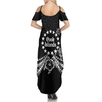 Kia Orana Cook Islands Summer Maxi Dress 2025 Pasifika Polynesian Turtle Black Color LT14 - Polynesian Pride