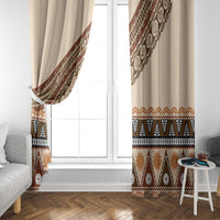 Bula Fiji Window Curtain 2025 Pasifika Traditional Fijian Masi